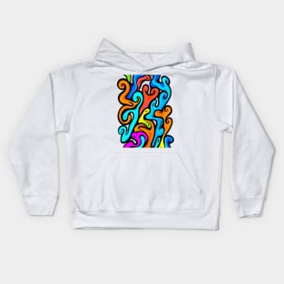 Color Swirl No.#22 Kids Hoodie